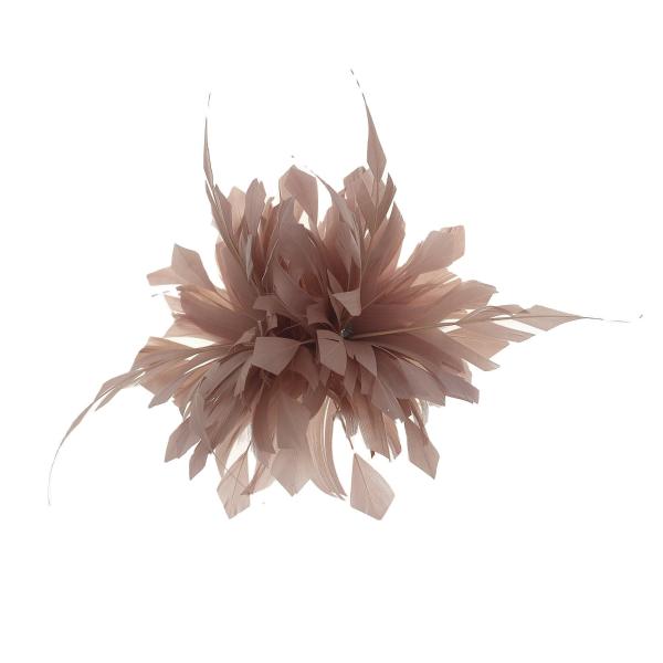 Stripped Goose Feather Flower Mount and Wire Accessory Ideal for Event Party