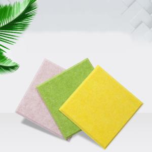 Polyester Acoustic Fiber Large Soundproof Foam Panels For Studio Walls