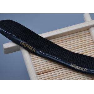 Polyester Customized 1.5cm Non Slip Elastic Band With Printed Silicone Logo