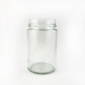 China Round 2oz 4oz Straight Sided Glass Jars Heat Resistant Glass Jars For Candles on sale
