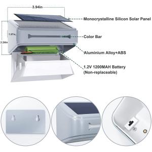 China Monocrystalline Silicon Panel Solar Lights with 10LM Light Intensity and 51200mAh Battery on sale