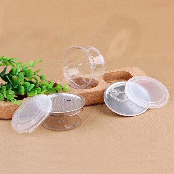 Clear Pet Jars Plastic Container For Powder Nuts