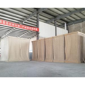 Cheap Hot Galvanized Welded Defensive Military Barrier HESCO Boxes With Geotextile for sale