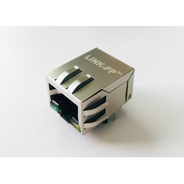 Quality ARJ11E-MCSC-A-B-FL2 Gigabit Ethernet Tab Down Rj45 Modular Jack with Shielded wholesale