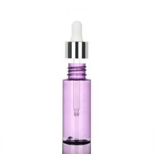 Thick Plastic Dropper Bottles 30ml PET Plastic Material Screen Printing