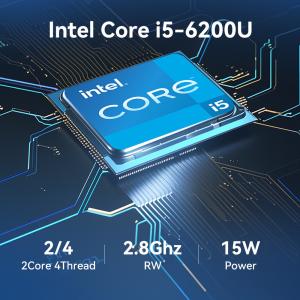 Intel Celeron J6412 And Core i5-6200U Mini PC Fanless Industrial Support OEM And