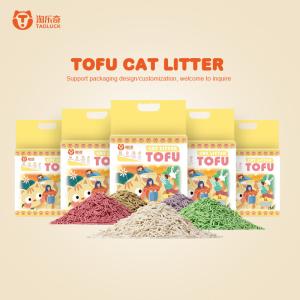 Custom Flushable Tofu Cat Litter Sand OEM Cat Litter Down The Toilet