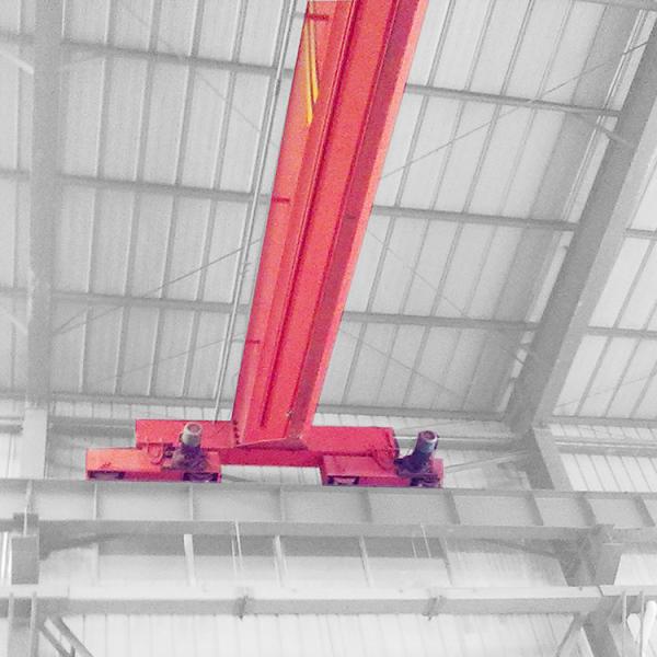 1 Ton Span 7.5 Single Girder Overhead Travelling Crane With CD Electric Wire