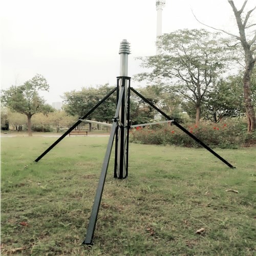 Integrated 6063 Alu Camera Antenna Surveillance Mast