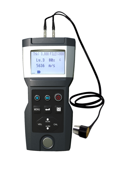 Precise 1m/s Resolution TG-1000C Online Portable Ultrasonic Velocity Gauge