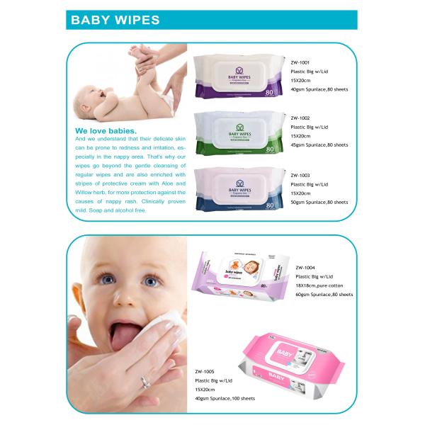 Spunlace Fabric Baby Antibacterial Wet Wipes Nonwoven Fabric Disinfecting Wipe