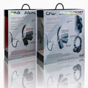 Recycle Paper Cardboard Headphone Earphone Packaging Box ODM