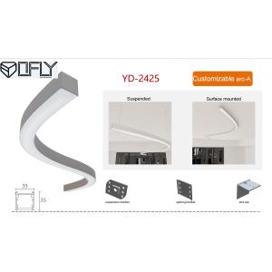 YD-2425 35x35mm Bendable LED Profile Can Bend By Hand