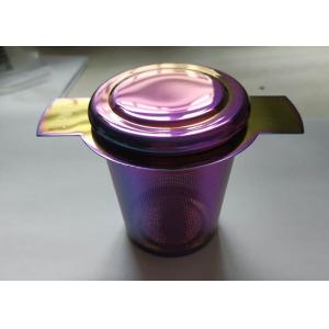 Handle Fine Mesh 6.5cm SUS304 Metal Tea Strainer