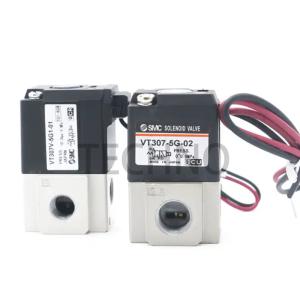SMC VT307-4G1-01 SMC 5 2 Way Solenoid Valves Electron Magnetic 10 Hz SS316