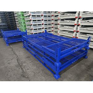Padlock Locking System Collapsible Pallet Cage With ISO9001 Certificate