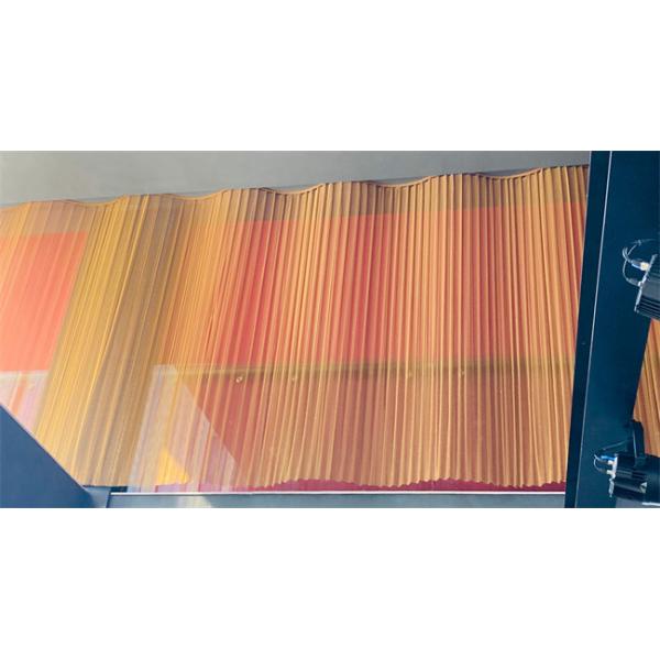ODM Gold Mesh Curtains Metal Drapes For Hotel Club