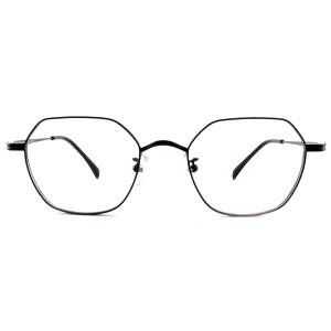 FM2589 Optical Metal Rectangle Eyeglasses Frames Full Rim Customized Unisex