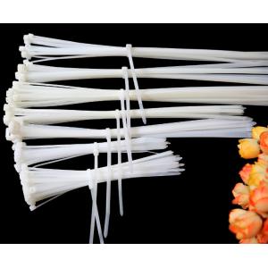 Adjustable 10 Series Pengikat Nylon Zip Ties 7.2mm Width Custom Made