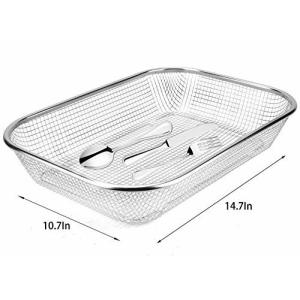 304 Stainless Steel Strainer Basket , Square Mesh Strainer Colander