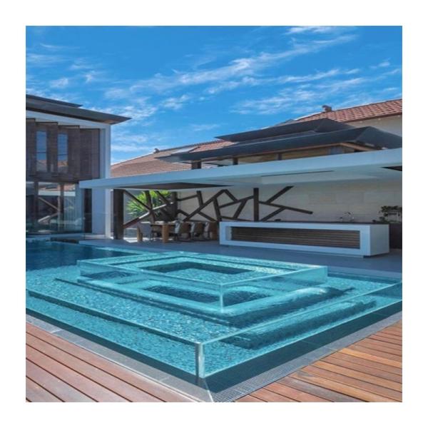 Quality 50mm Thick Clear Acrylic Glass Panels for Swimming Pool Density 1.20g/cm3 and Durable wholesale