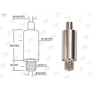 Φ 15 * 32 Mm Large Size Aircraft Cable Fixture Hangers With M10 External Thread