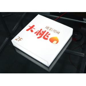 Battery Powered Slim Alphabet Light Box , Edgelight Illuminated Acrylic Light