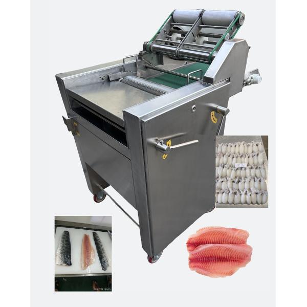 Quality 70Pcs/M Fish Processing Machine Stainless Steel Cuttlefish Peeling Machine High Stable wholesale