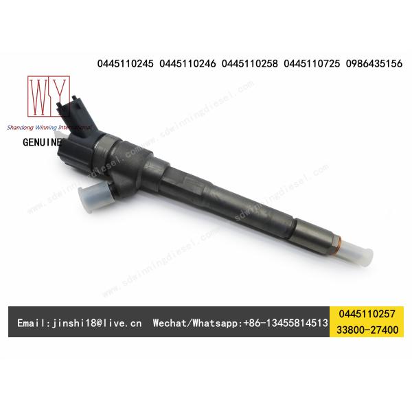 BOSCH GENUINE AND NEW FUEL INJECTOR 0445110257 0445110258, 33800-27400, 0445110245, 0445110246, 0445110725, 0986435156