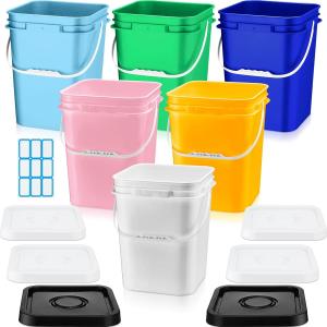 Square Bucket With Lid,Industries Barrels With Lid And Plastic Handle,Rain