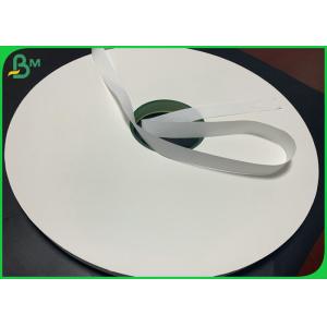 Smoothness 53mm 28gsm White Kraft Paper For Plastic Straw Wrapping