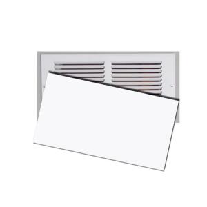 Cheap Customized Thick Magnetic Vent Cover With White PVC Surface And Composite Rubber Magnet for sale