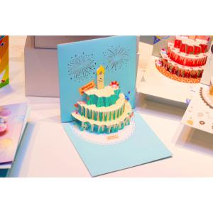 Recyclable And Artificial Style 3D Greeting Card For Corporate Events , Promotional Campaigns