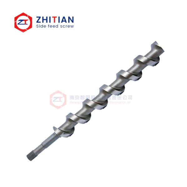 Quality Side Feed Screw for Twin Screw Extruder with Wear-Resistant Alloy Structure wholesale