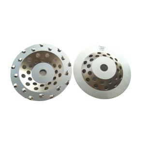 Diamond PCD Cup Grinding Wheel Arbor Hole Size 22.23mm / M14 Standard Hardness