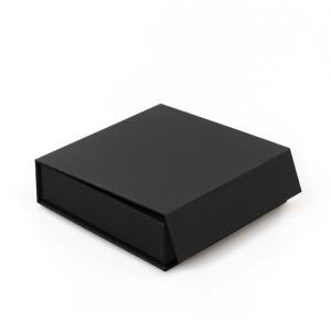 Custom Eid Favor Box Rigid Hard Easy Fold Black Magnetic Gift Boxes With