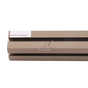 OEM Service Customized T-slot Aluminum Extruded Profile And Square Industrial