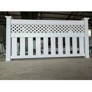 China Weather Resistant High Durability 6 Foot Vinyl Privacy Fence PVC Fence Panels on sale
