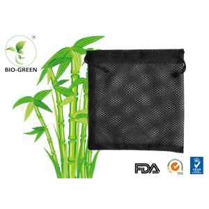 Printed Black Laundry Net Bag , Machine Washable Waterproof Diaper Bag