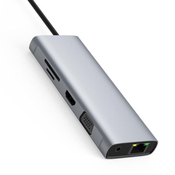 Speedy Aluminum Multi Port HDMI Hub And Usb For Enhanced Connectivity