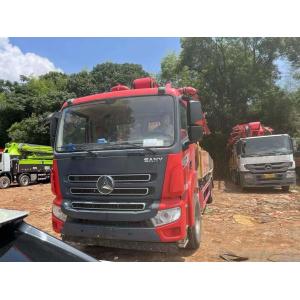 China The 2021 Red Sy Concrete Pump Truck with 2 Boom Sections on Sy prime s Homemade Chassis on sale