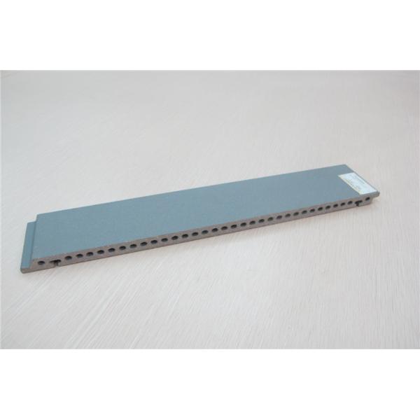 Blue Terracotta Panels / Ceramic Panels Rainscreen Cladding With Wooden Boxes