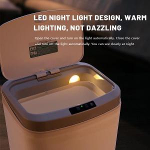 16 Gallon Touch Free Swing Lid 50 L Recycle Compost Smart Trash Can Waste Bins