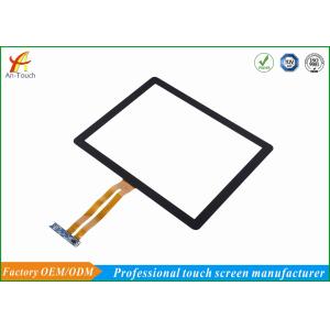 Sensitive Waterproof 17 Inch Touch Panel 2mm Front Glass For Coffee Table