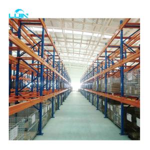 ISO 9001 Warehouse Racking System Pallet Storage Custom Beam Heavy Duty Racking