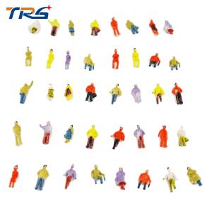 1:100 scale ABS plastic model painted figures model people 2cm for model