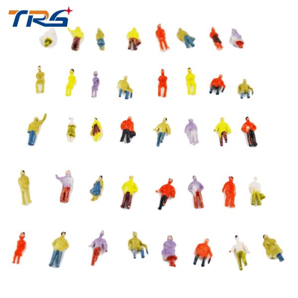 1:100 scale ABS plastic model painted figures model people 2cm for model