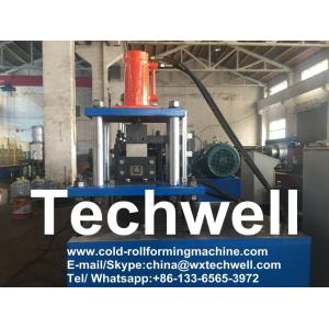 Single Side Adjustable Small C Purlin Roll Forming Machine with PLC Frequency