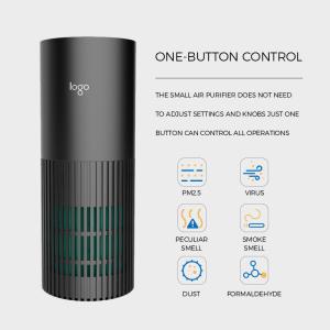 OEM Portable Mini Car Air Purifier With True Hepa Filter 310x110x75mm
