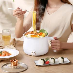 300W Induction Hot Pot Cooker 1.8L Capacity With Steamer Grill